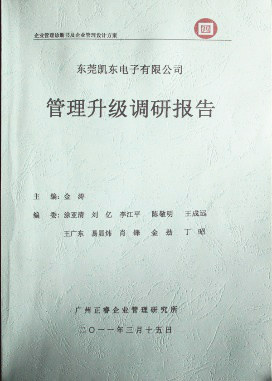 2012年4月5日，正睿咨詢向潔麗決策層陳述調(diào)研報(bào)告