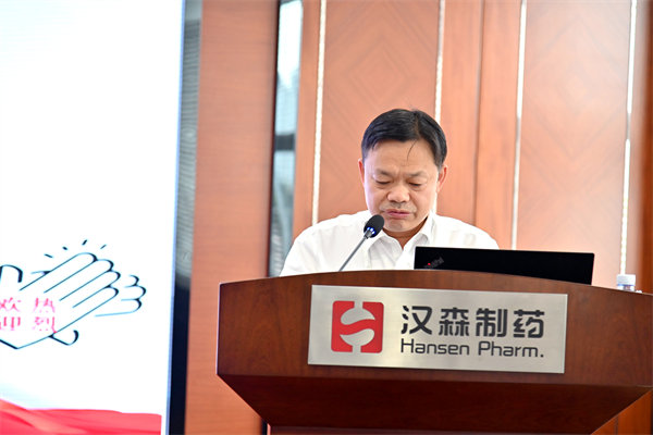 漢森制藥精益營(yíng)銷(xiāo)管理升級(jí)推進(jìn)辦主任、營(yíng)銷(xiāo)副總裁敖凌松先生